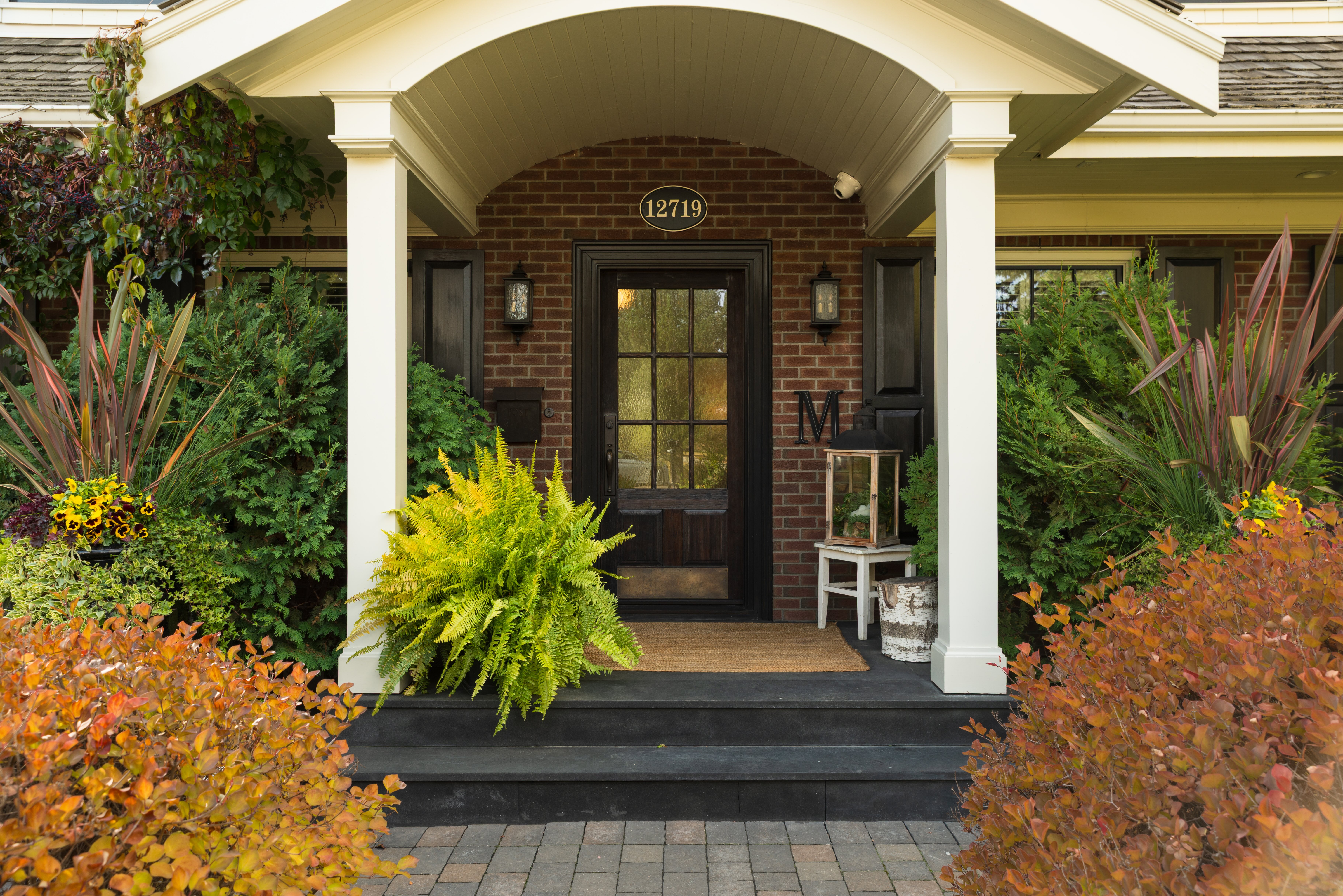 Front entry of 12719 39 Ave in Westbrook Estates home for sale by Holland and Associates Real Estate in Edmonton.